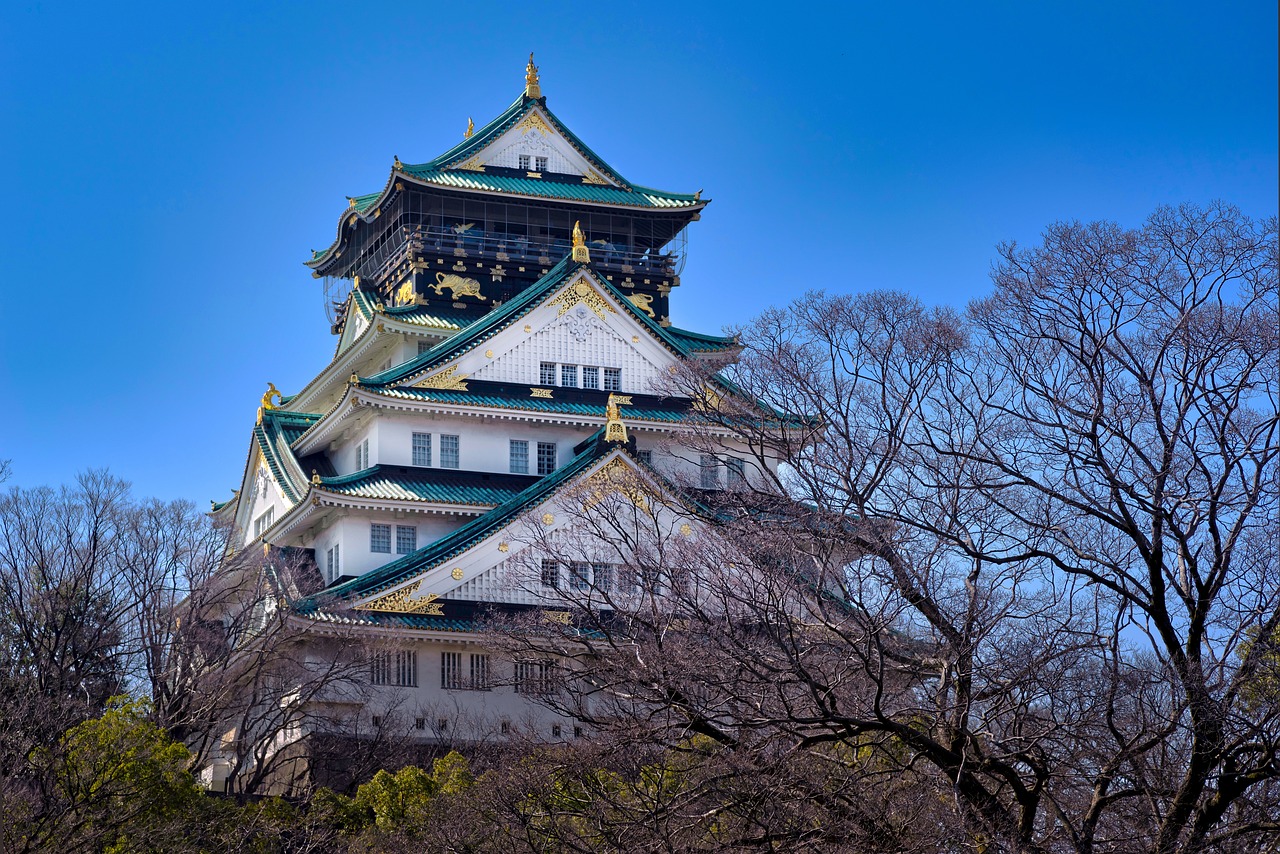 Osaka Castle Moments History Views and Modern Insight with morning light over the castle grounds