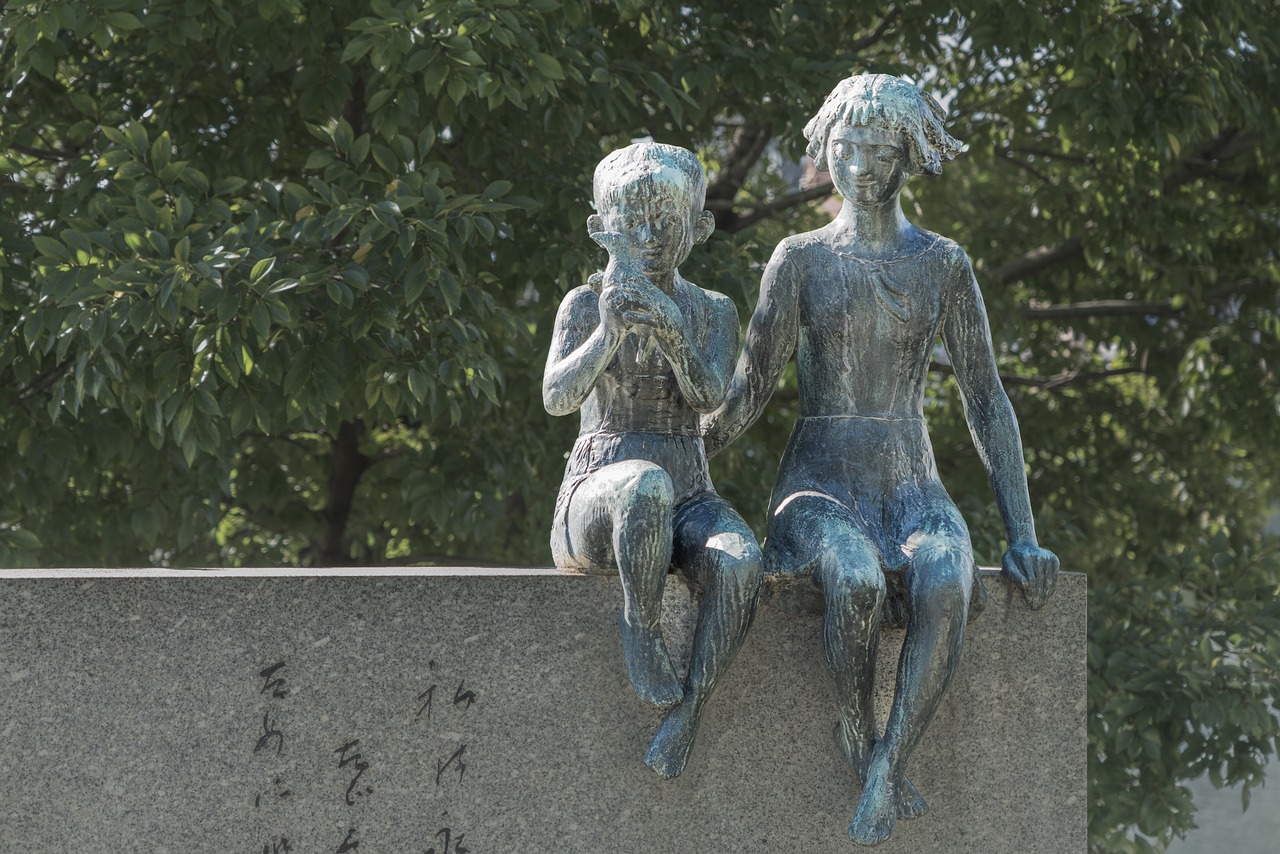 Hiroshima Peace Memorial Park and the Peace Memorial Story in Hiroshima, Japan