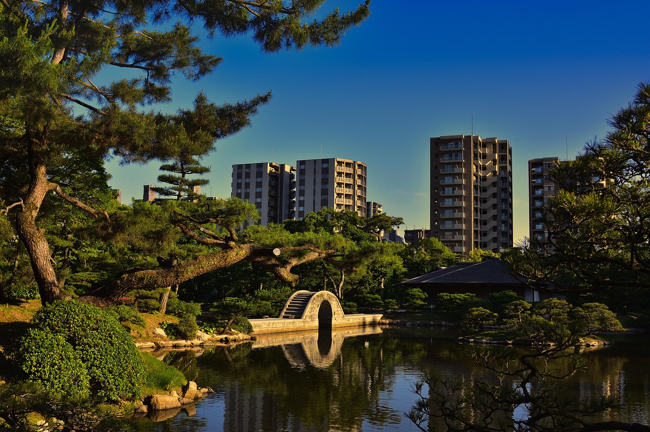 Nearby Shukkeien Garden and local Hiroshima City flavours after Hiroshima Peace Memorial Park