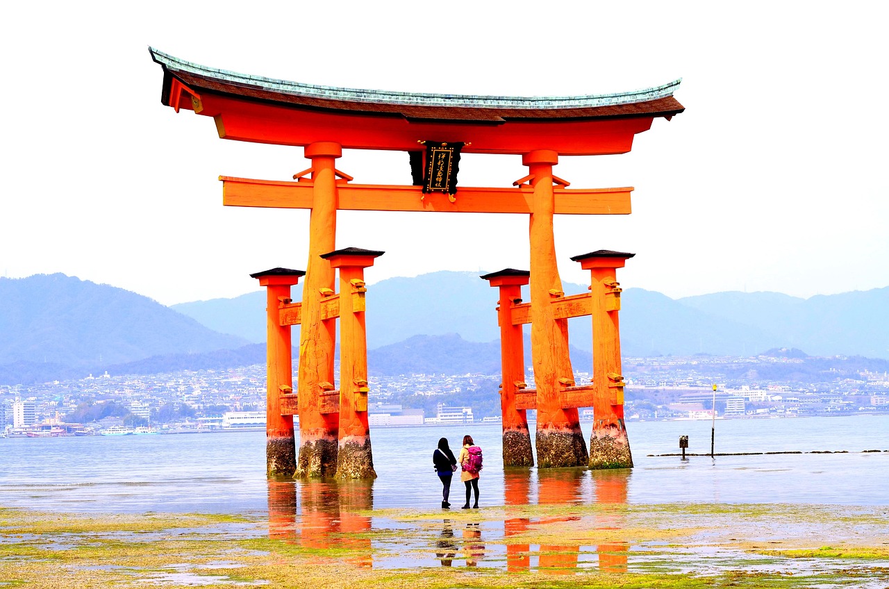 Getting to Miyajima from Hiroshima by Ferry with Seto Inland Sea views