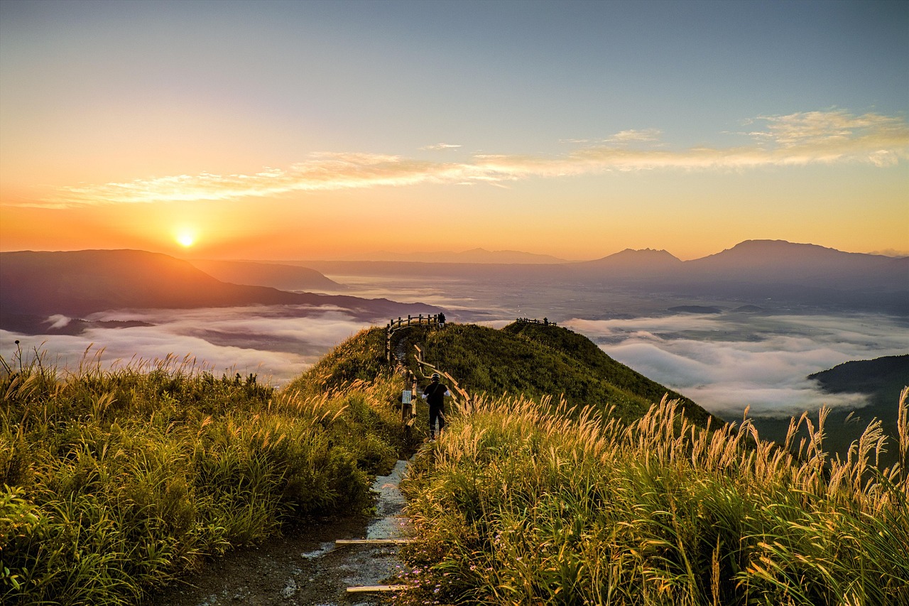 Scenic trails near Takachiho Gorge for hikers