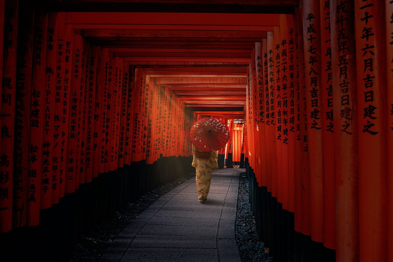 Across Japan JR Pass itinerary from Tokyo Kyoto Osaka Japan by train with serene shrine moments