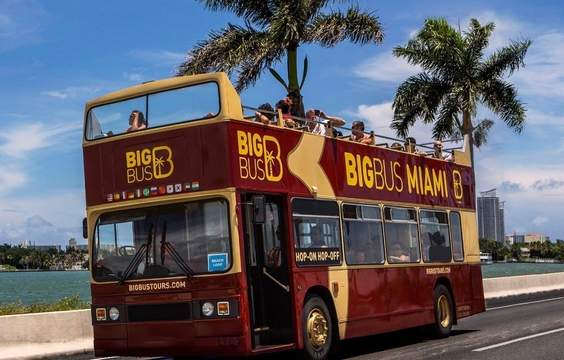 Miami City Hop-On Hop-Off Bus Tour