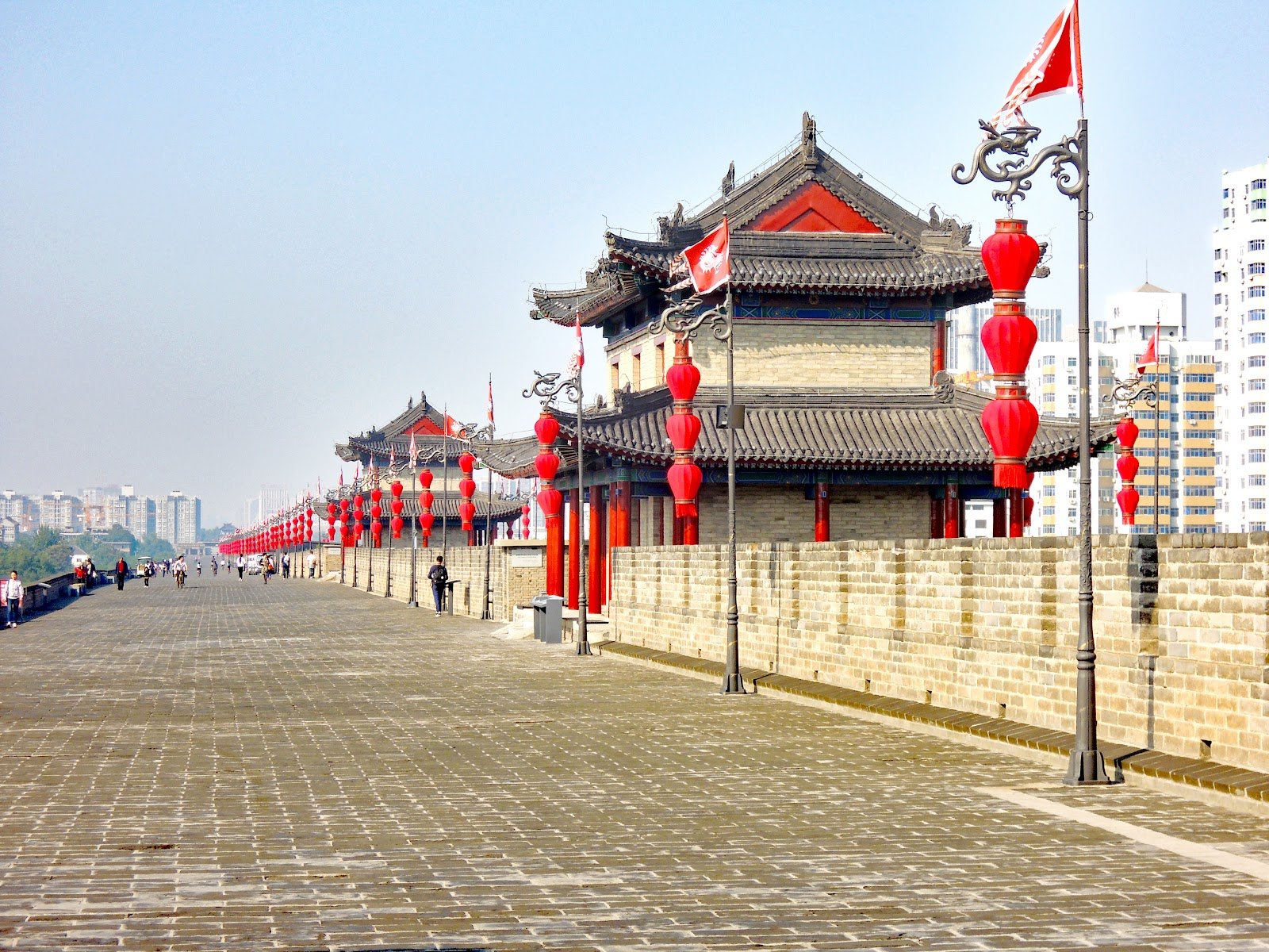 High-speed Train to Xi’an and Ancient City Wall Cycling