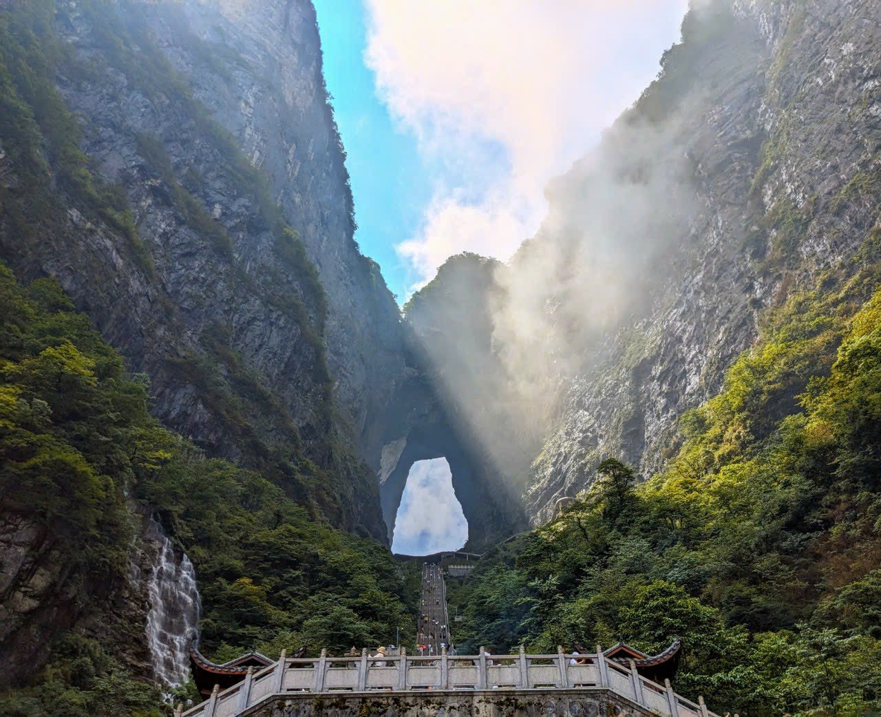 Tianmen Mountain Adventure and Fly to Shanghai