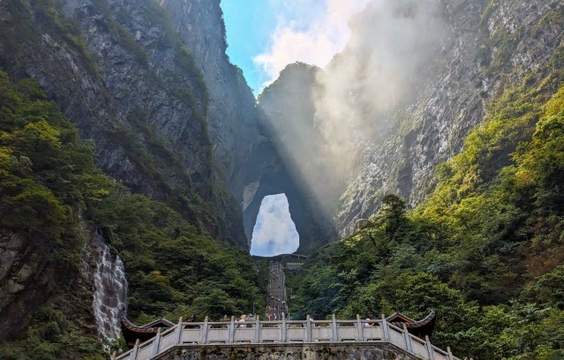 Tianmen Mountain Adventure and Fly to Shanghai