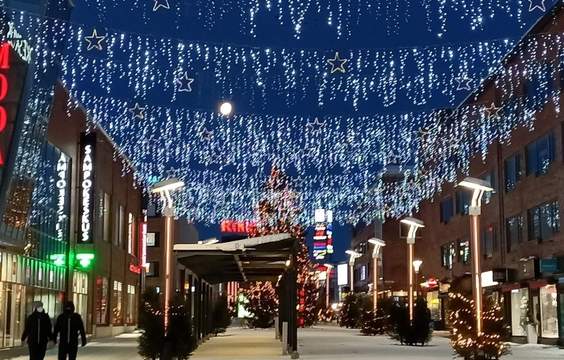 Arriving in Rovaniemi