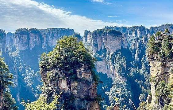 Zhangjiajie National Forest Park: Glass Elevator, Peaks & Hallelujah Mountains
